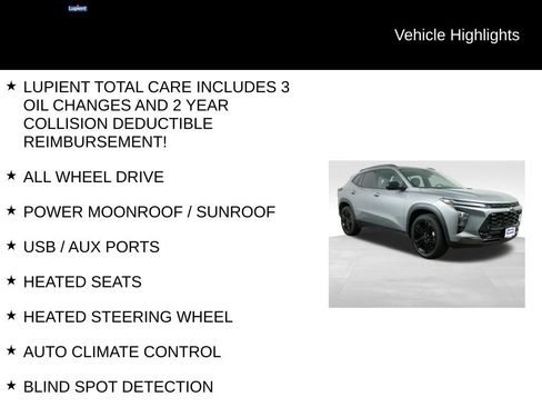 Used 2025 Chevrolet Trax ACTIV w/ Sunroof Package FWD image 7