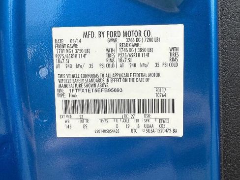 Used 2014 Ford F150 XLT w/ Equipment Group 302A Luxury image 14