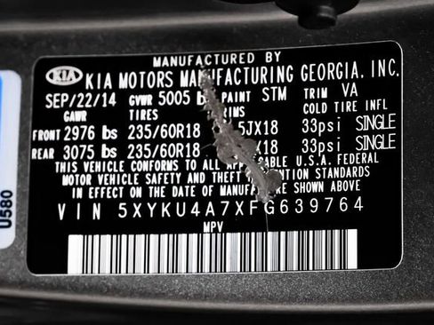 Used 2015 Kia Sorento EX FWD image 63