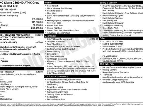 New 2026 GMC Sierra 2500 AT4X AWD/4WD image 42