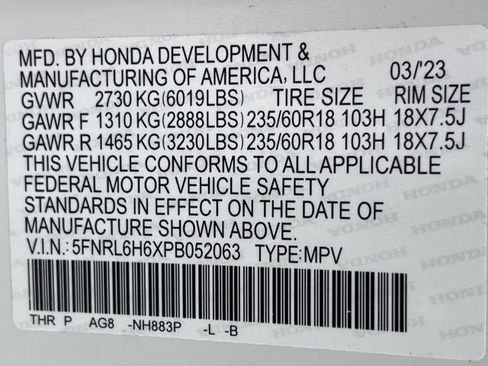 Used 2023 Honda Odyssey EX-L image 23