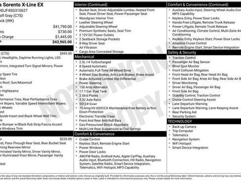 Used 2025 Kia Sorento X-Line EX image 4