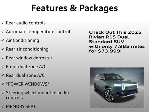 Used 2025 Rivian R1S Adventure AWD/4WD image 12