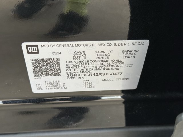Certified 2024 Chevrolet Blazer LT w/ LPO, Floor Liner Package FWD image 34
