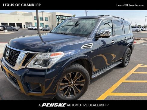 Used 2019 Nissan Armada Platinum w/ Captain's Chairs Package RWD image 1
