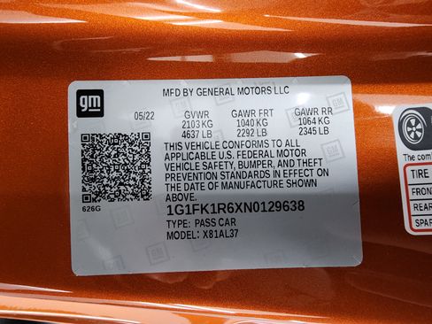 Used 2022 Chevrolet Camaro ZL1 image 55