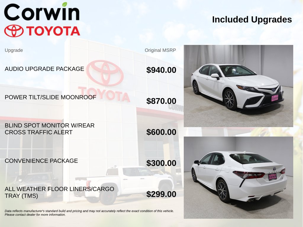 Used 2024 Toyota Camry SE w/ Audio Upgrade Package FWD image 4