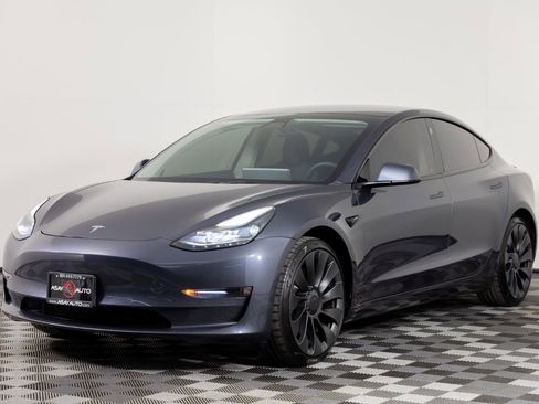 Used 2021 Tesla Model 3 Performance AWD/4WD image 2