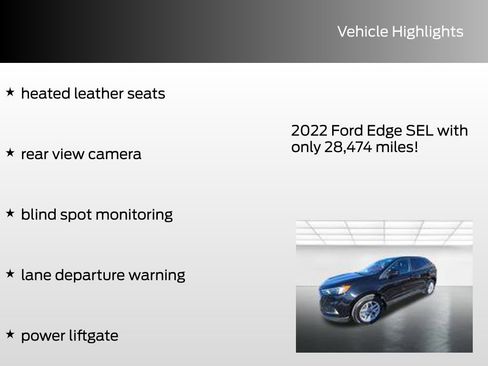 Used 2022 Ford Edge SEL w/ Convenience Package image 4