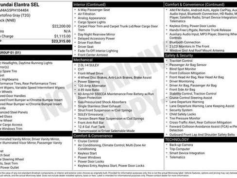 Used 2023 Hyundai Elantra SEL image 15