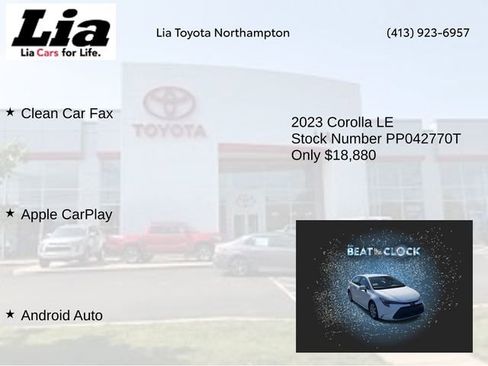 Certified 2023 Toyota Corolla LE image 8