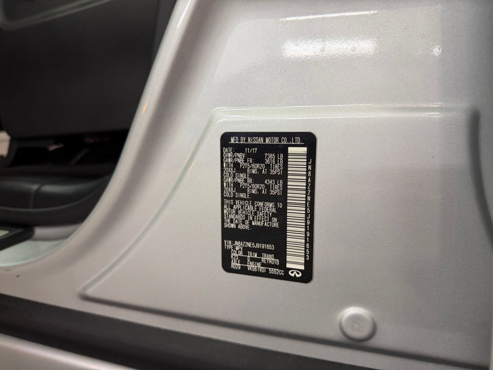 Used 2018 INFINITI QX80 4WD w/ Driver Assistance Package image 39