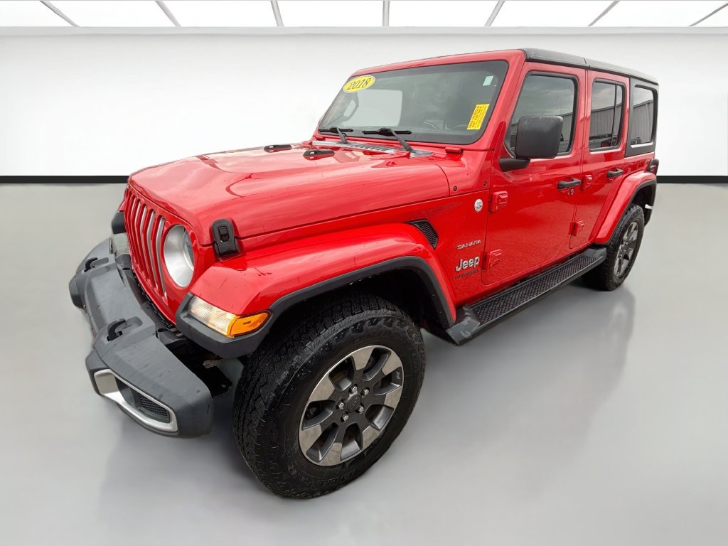 Used 2018 Jeep Wrangler Unlimited Sahara AWD/4WD image 1