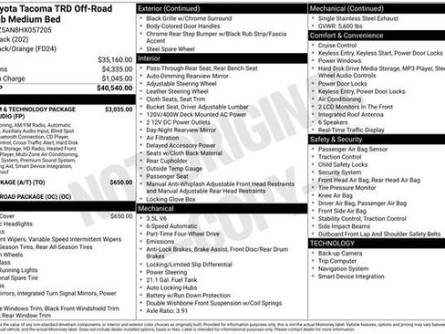 Used 2017 Toyota Tacoma TRD Off-Road image 42