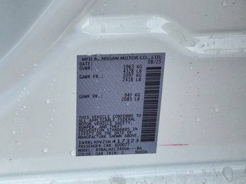 New 2025 Nissan Altima 2.5 SV image 29