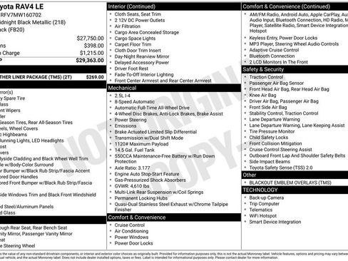Used 2021 Toyota RAV4 LE image 17
