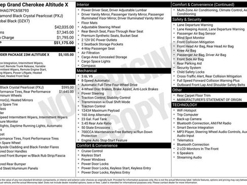 Used 2023 Jeep Grand Cherokee Altitude AWD/4WD image 16