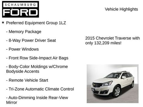 Used 2015 Chevrolet Traverse LTZ image 8