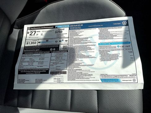 New 2025 Volkswagen GTI SE FWD image 18