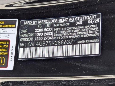 New 2025 Mercedes-Benz C 300 Sedan image 18