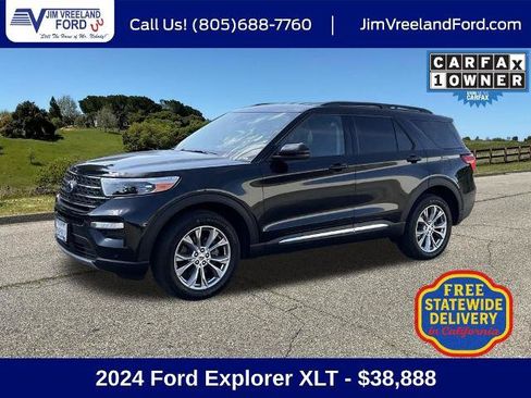 Certified 2024 Ford Explorer XLT w/ Equipment Group 202A AWD/4WD image 1