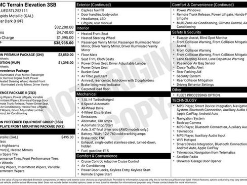 Used 2026 GMC Terrain Elevation w/ Elevation Premium Package AWD/4WD image 9