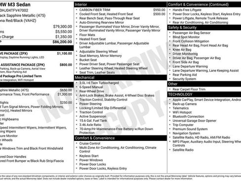 Used 2026 BMW M3 RWD image 16