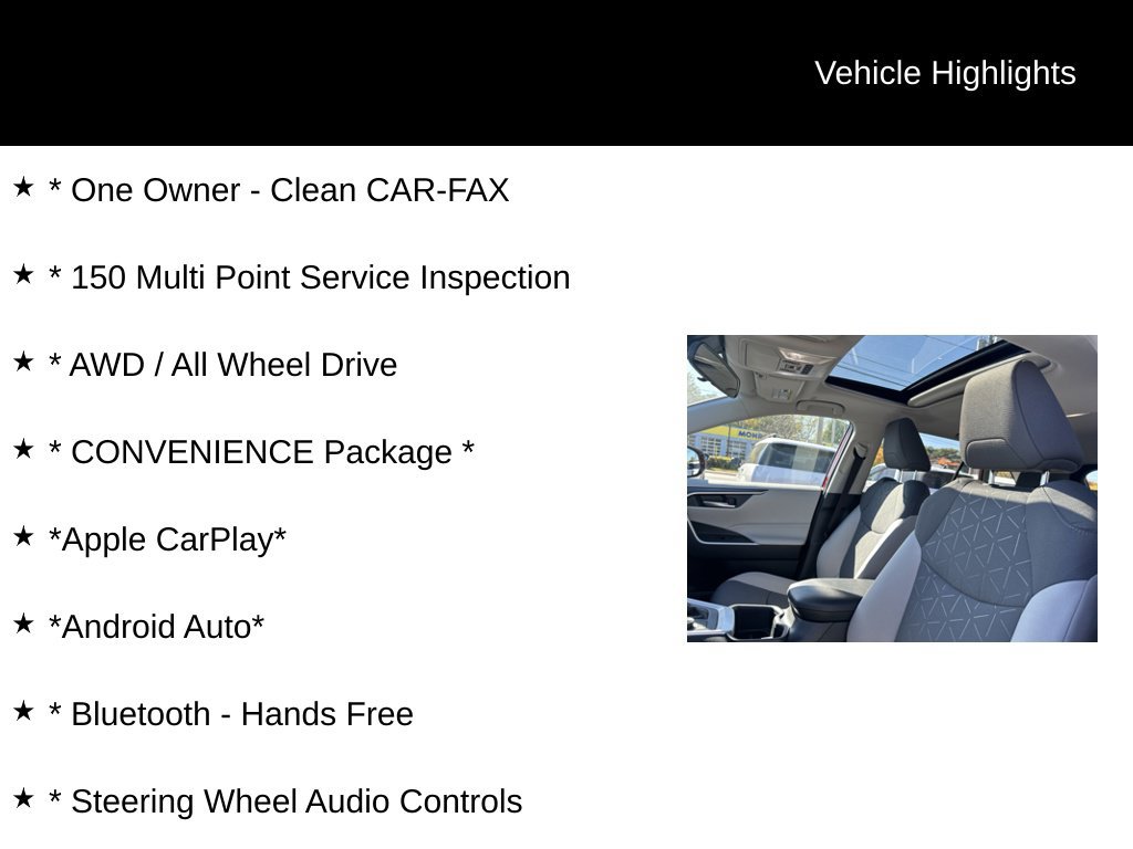 Used 2025 Toyota RAV4 XLE w/ Convenience Package AWD/4WD image 5