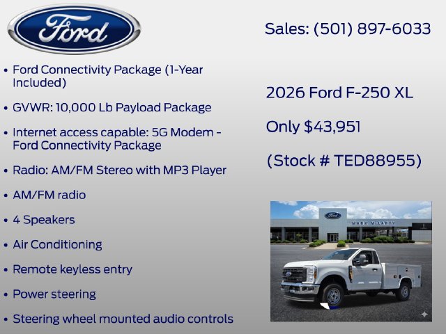 New 2026 Ford F250 XL w/ XL Chrome Package AWD/4WD image 6