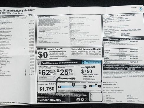 Used 2023 BMW 530e xDrive w/ Premium Package image 57