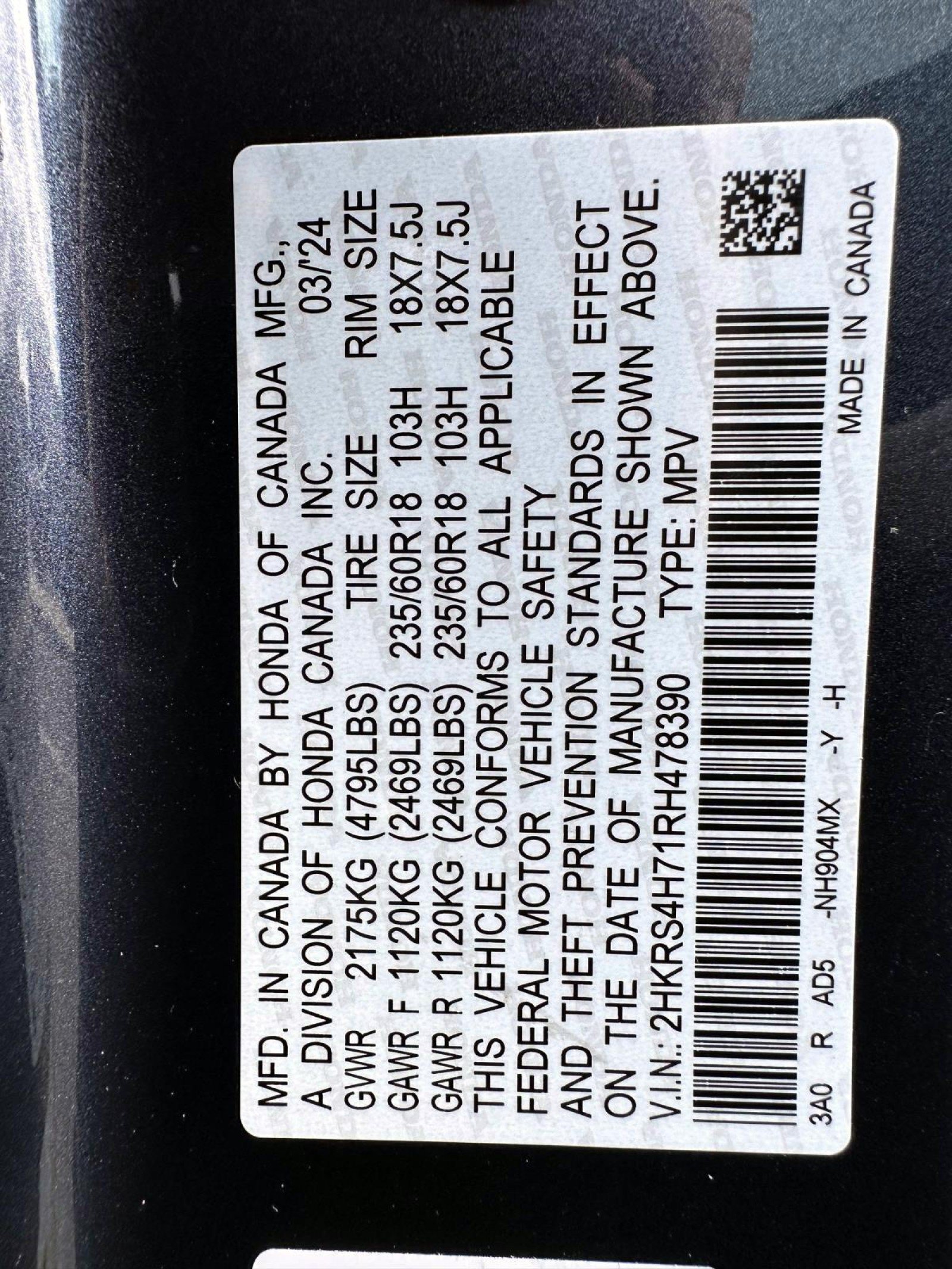 Used 2024 Honda CR-V EX-L image 30