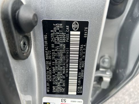 Used 2022 Toyota Camry XSE w/ Carpet Mat Package (TMS) FWD image 36