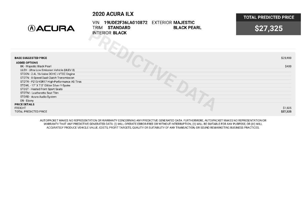 Used 2020 Acura ILX FWD image 5