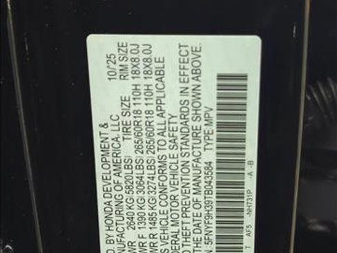 New 2026 Honda Passport RTL image 23