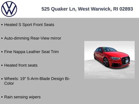 Used 2018 Audi RS 3 AWD/4WD image 30