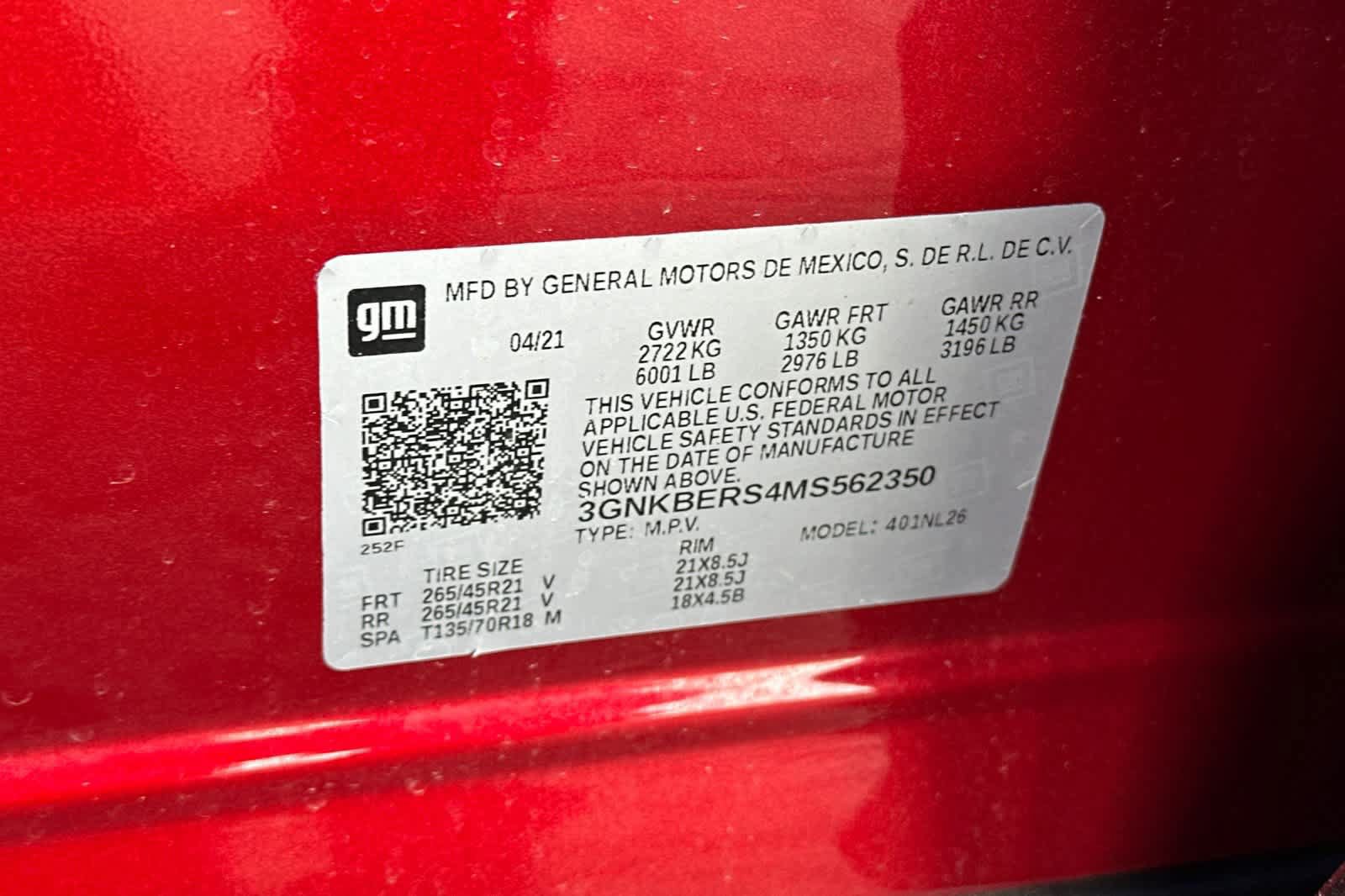 Used 2021 Chevrolet Blazer RS w/ Driver Confidence II Package FWD image 32