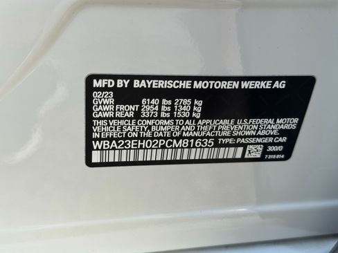 Used 2023 BMW 740i w/ Parking Assistance Package RWD image 52
