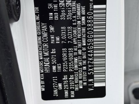 Used 2011 Hyundai Santa Fe Limited image 40