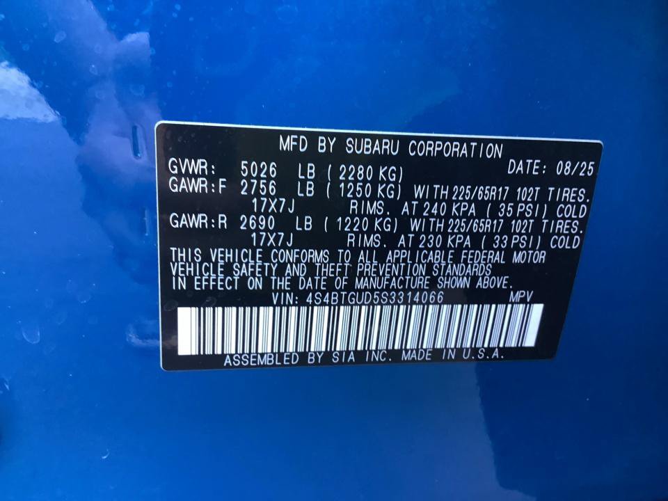 Used 2025 Subaru Outback Wilderness AWD/4WD image 39