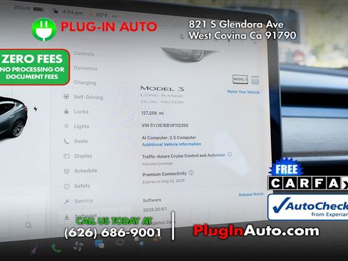 Used 2018 Tesla Model 3 Long Range AWD/4WD image 1