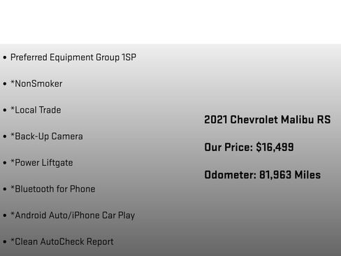 Used 2021 Chevrolet Malibu RS FWD image 6