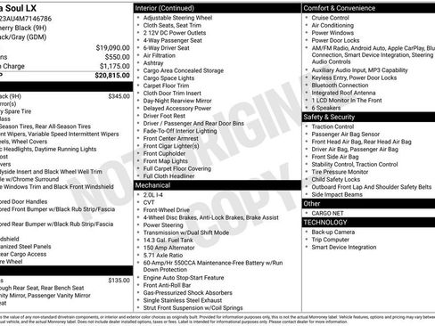 Certified 2021 Kia Soul LX FWD image 31