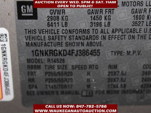 Used 2015 Chevrolet Traverse LT w/ Style and Technology Package image 10