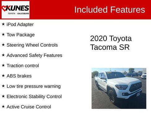 Used 2020 Toyota Tacoma SR AWD/4WD image 3
