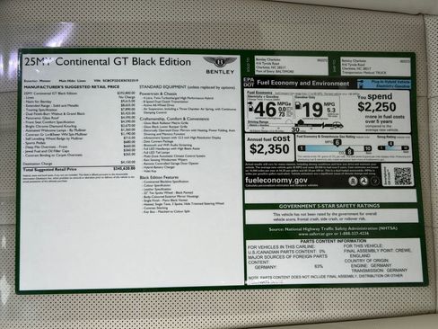 New 2025 Bentley Continental GT image 36