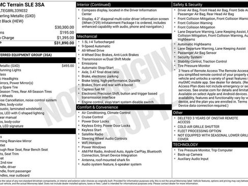 Certified 2024 GMC Terrain SLE image 37