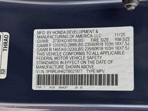 New 2026 Honda Odyssey EX-L image 33