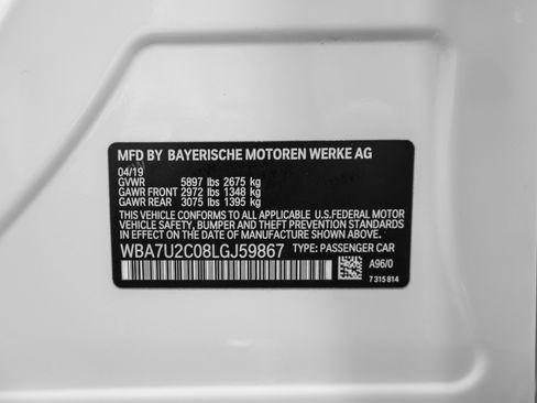 Used 2020 BMW 750i xDrive image 77