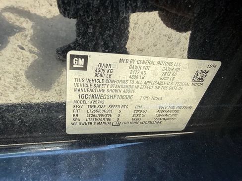 Used 2017 Chevrolet Silverado 2500 LTZ w/ LTZ Plus Package AWD/4WD image 19