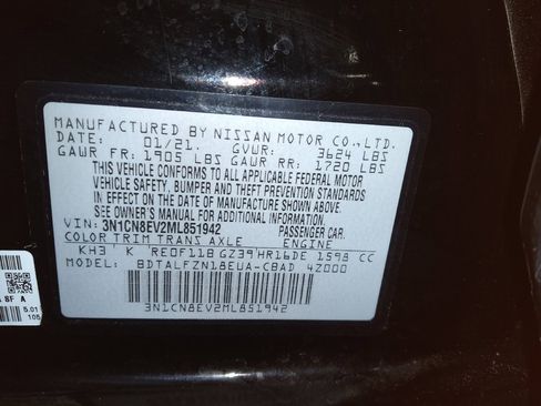 Used 2021 Nissan Versa SV image 33